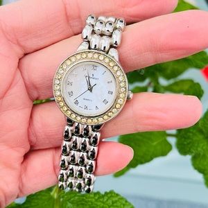 Peugeot Mother of Pearl Stainless Steel Watch Round